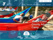 Tablet Screenshot of collincountyadventurecamp.org